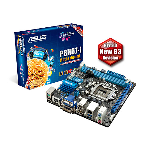 ASUS P8H67-I Intel® H67 LGA 1155 (Socket H2) mini ITX