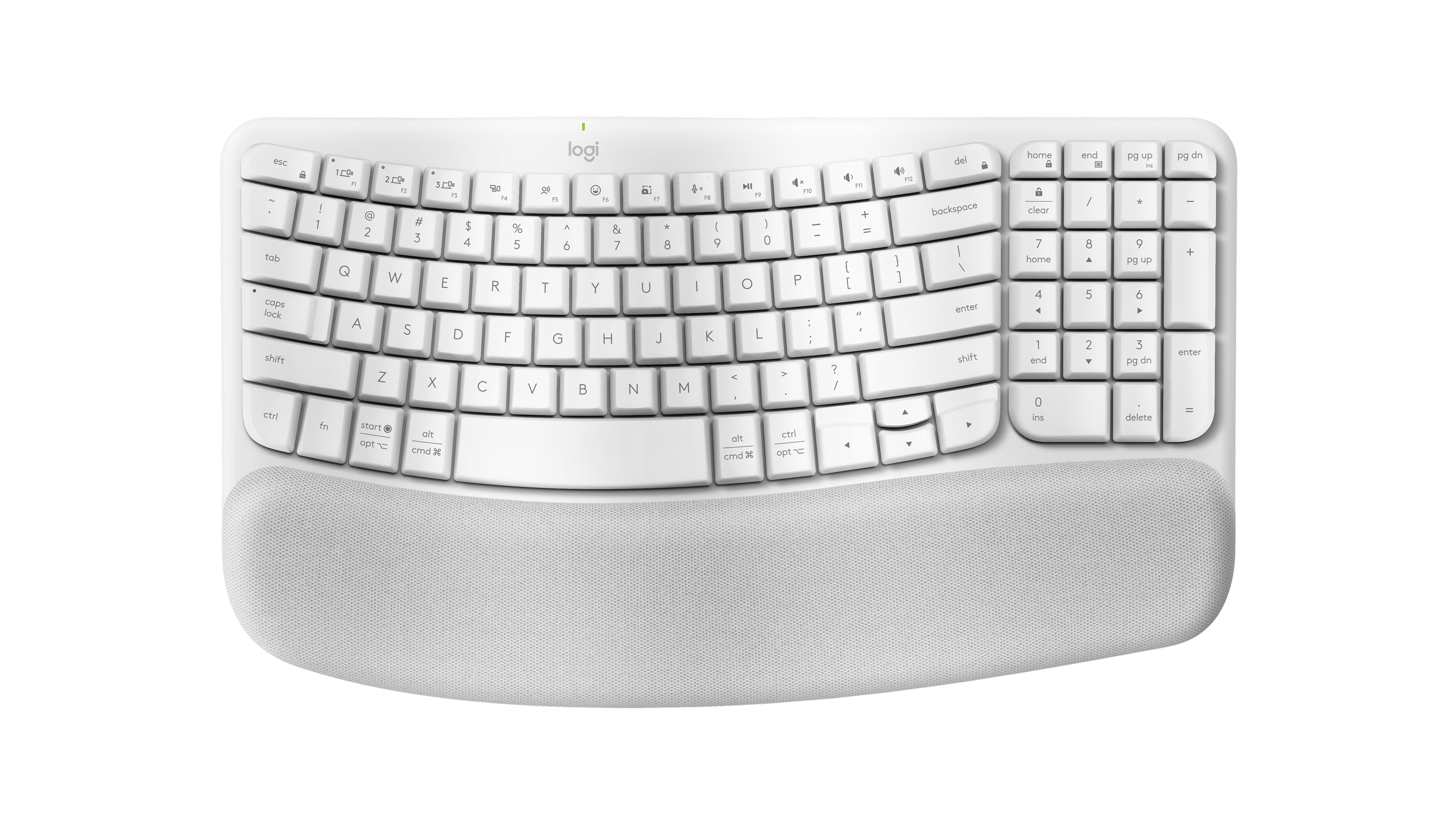 Teclado Logitech Wave Keys Blanco