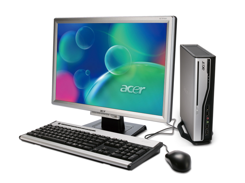Acer Veriton L460 + 19" Widescreen LCD + Ergostand