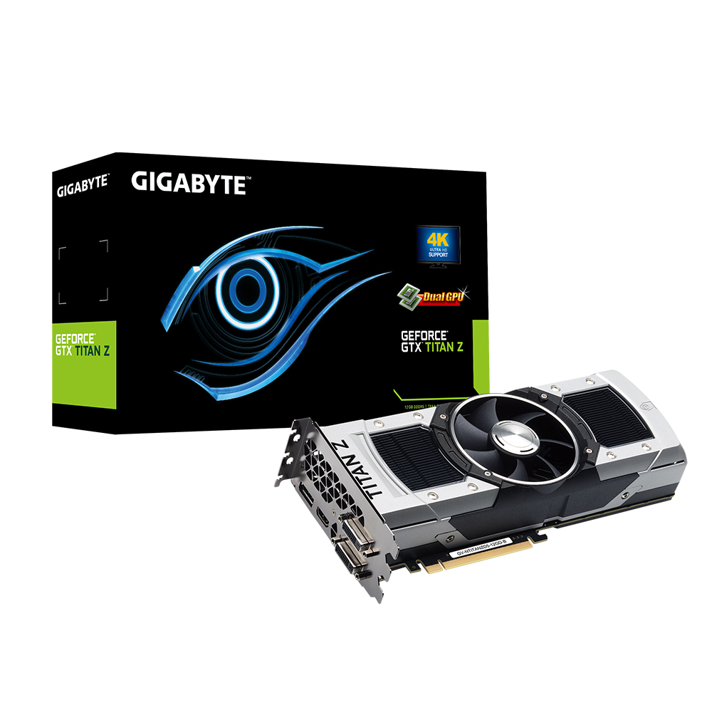 GIGABYTE GV-NTITANZD5-12GD-B graphics card NVIDIA GeForce GTX TITAN Z – image 1