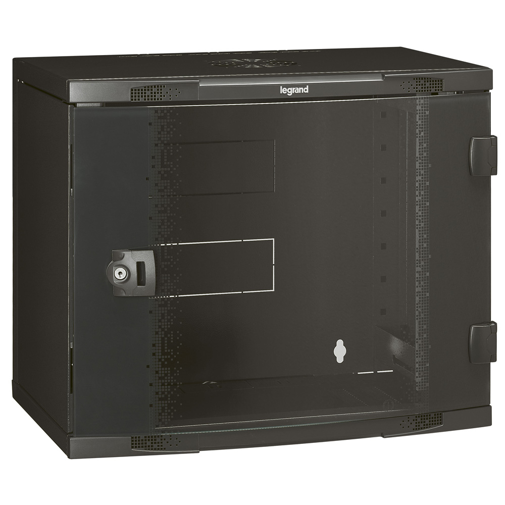 Legrand 046201 rack cabinet 9U Wall mounted rack Black