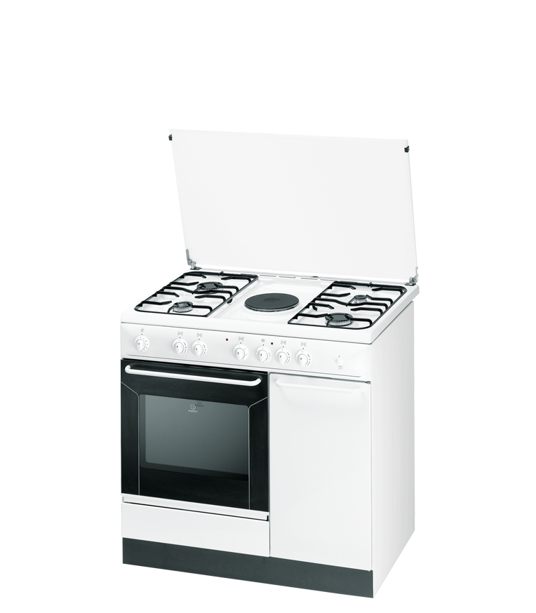 Indesit K9A21S(W)/I cooker Freestanding cooker Natural gas Combi White