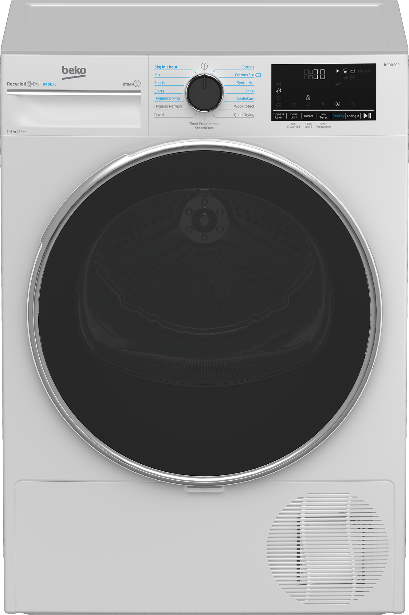 Beko B5T4824RW 8kg Heat Pump Tumble Dryer with RapiDry – image 1