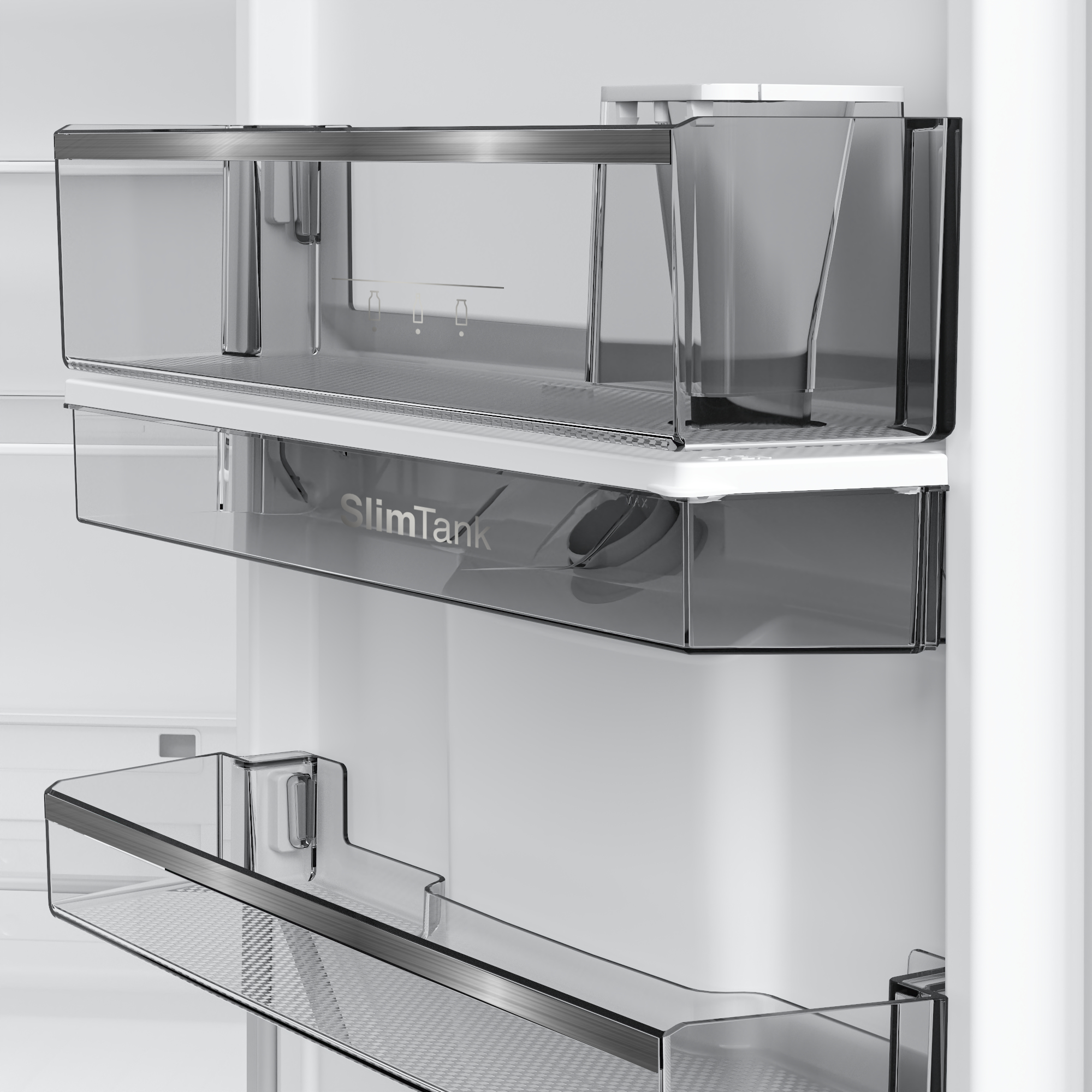 Grundig GR33KN4686DVW AeroFresh Combi Fridge Freezer with VitaminZone crisper and Water Dispenser – image 4