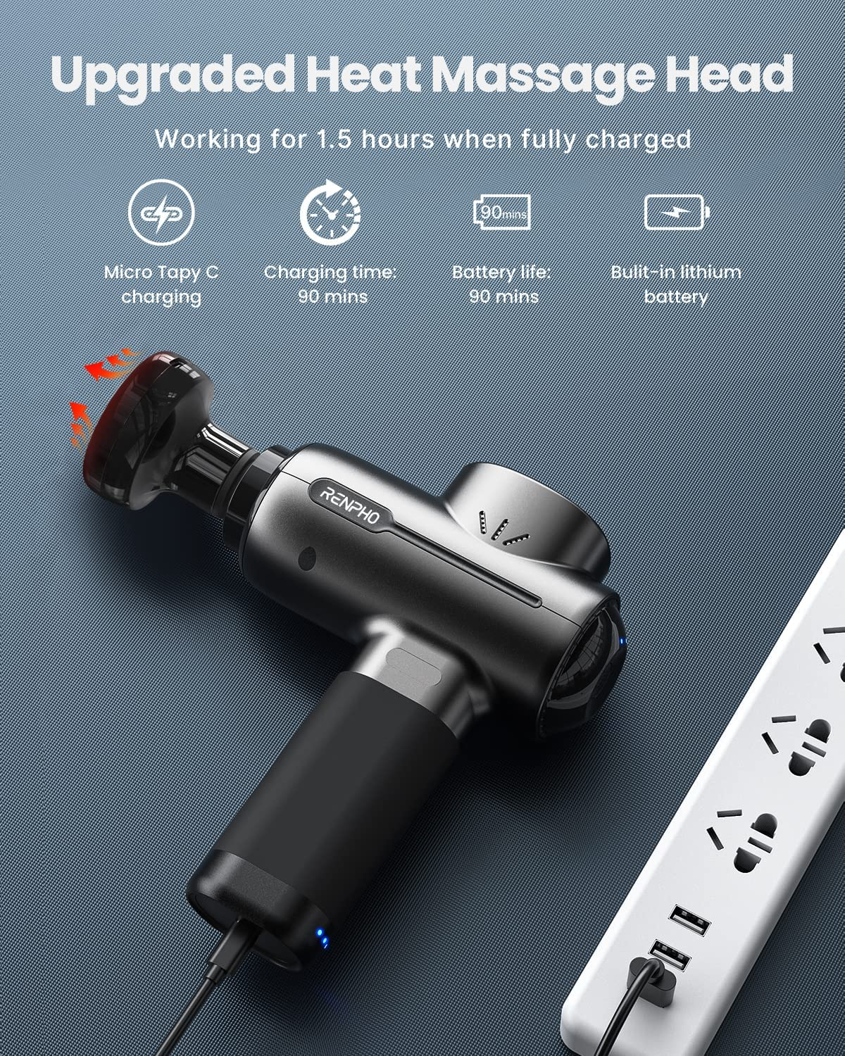Renpho Active Thermal Massage Gun – image 6
