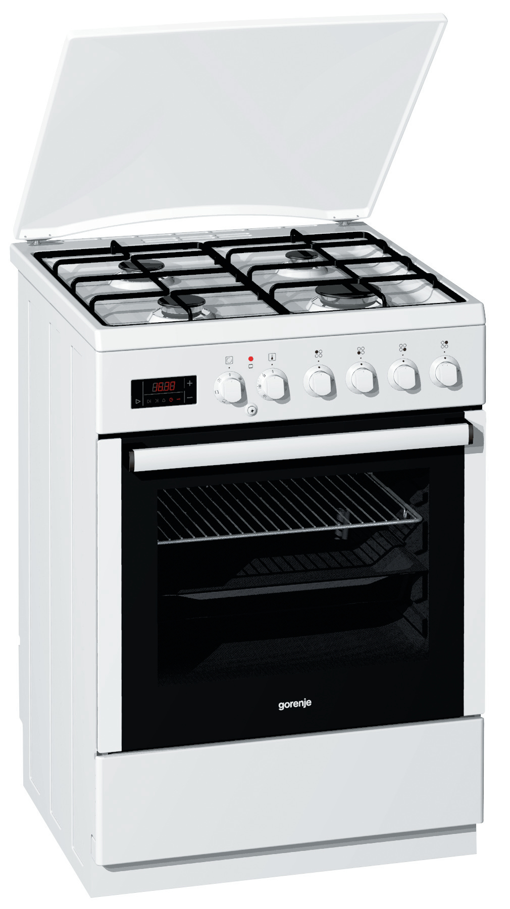 Gorenje K65303AW cooker Freestanding cooker Electric Gas White – image 2