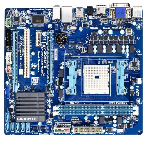 GIGABYTE GA-A75M-D2H AMD A75 Socket FM1 micro ATX – image 7