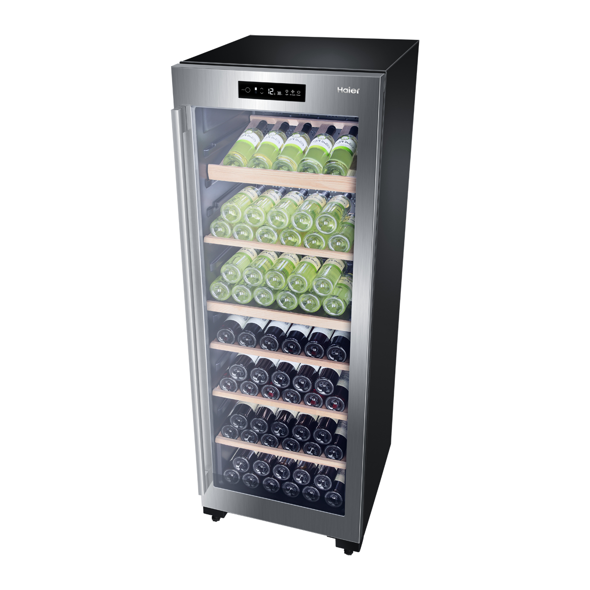 Haier WS136GDBI wine cooler Freestanding Black 136 bottle(s) – image 4