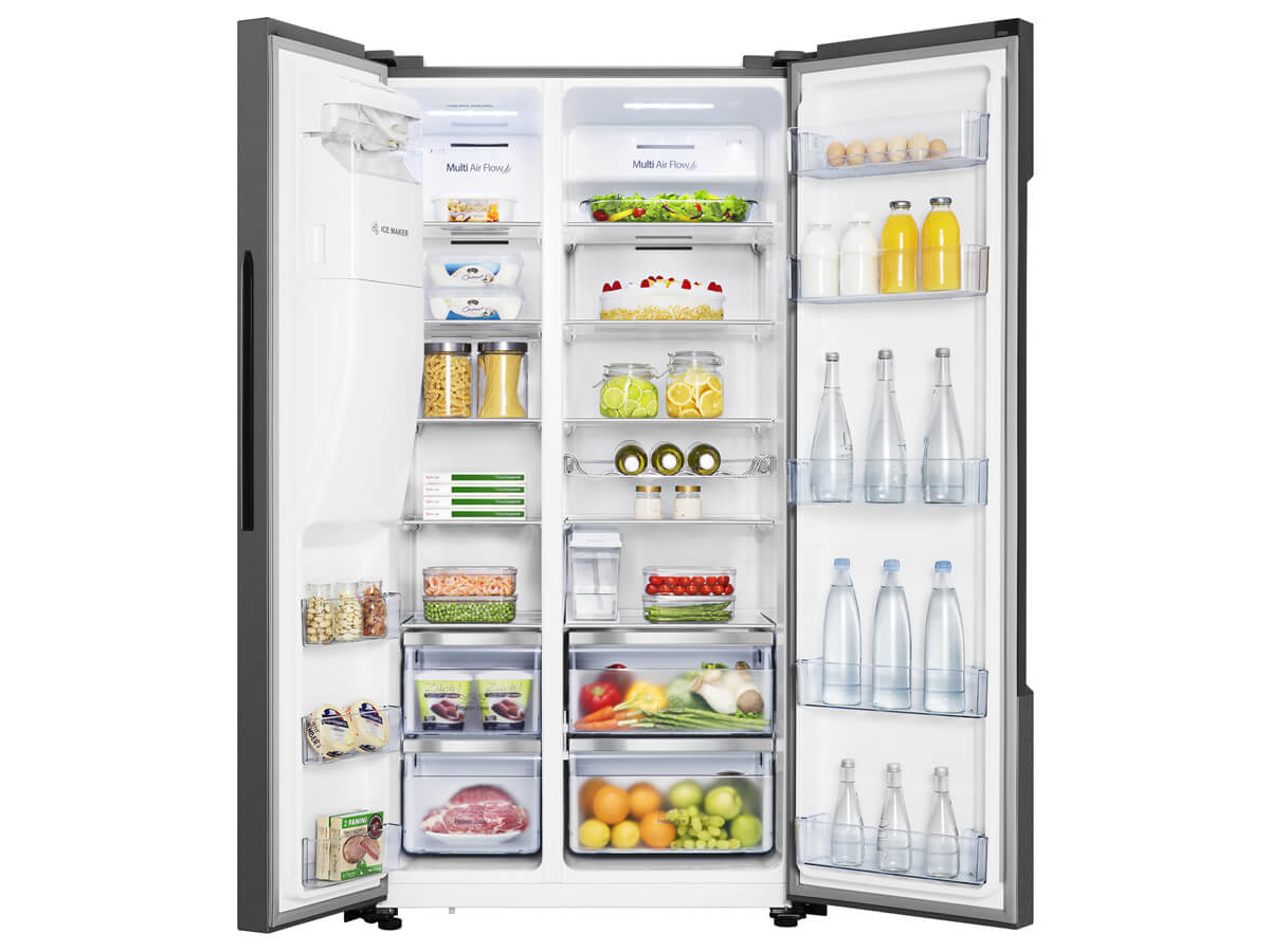 Hisense RS694N4TF2 side-by-side refrigerator Freestanding – image 3