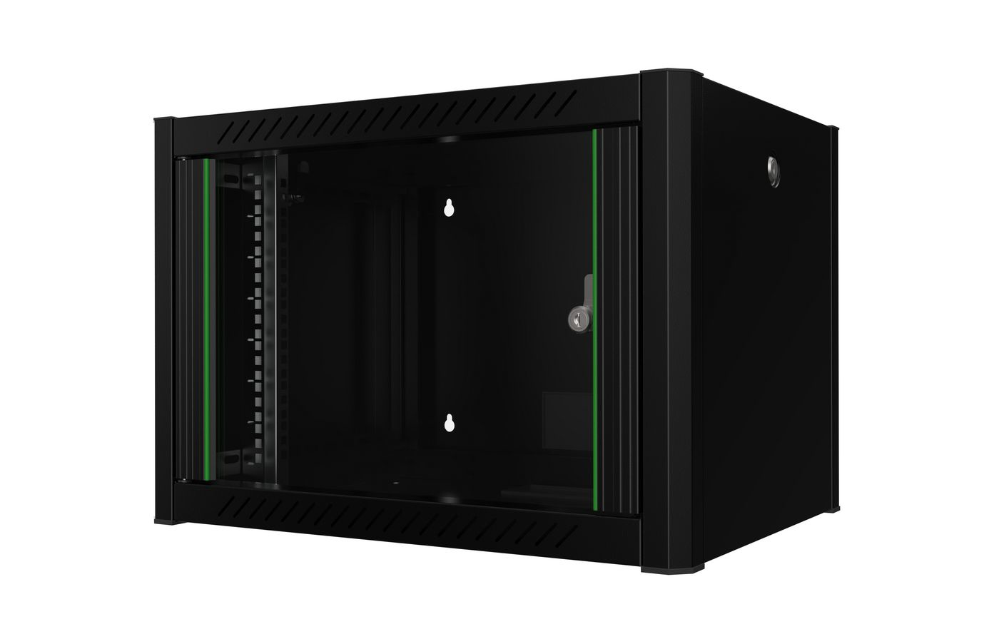 Lanview RWP07U45BL rack cabinet 7U Wall mounted rack Black – image 1