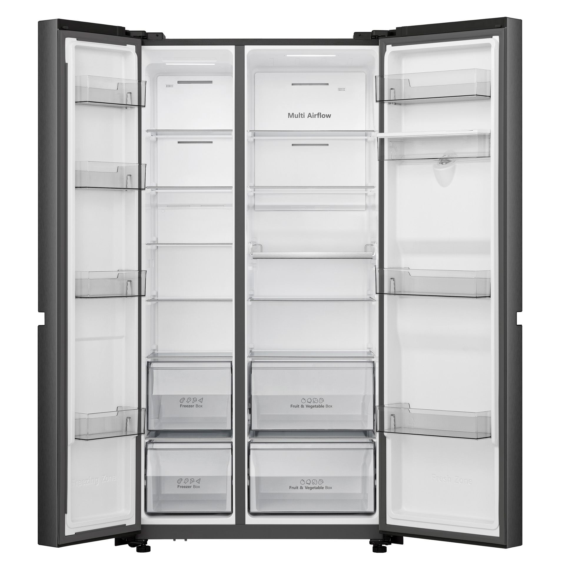 Hisense H800SB-WD side-by-side refrigerator Freestanding – image 2