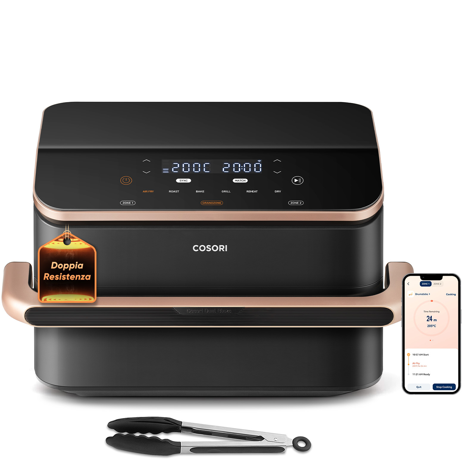 Cosori Dual Blaze Twinfry Chef Edition — vue 1 sur 3