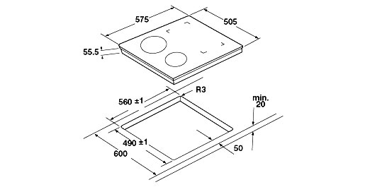 Samsung CTN364N006 hob – image 2