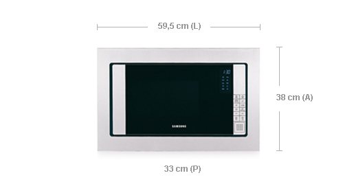 Samsung FG77KUST microwave – image 4
