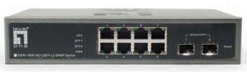 LevelOne GSW-0890 network switch Managed L2 Black – image 2