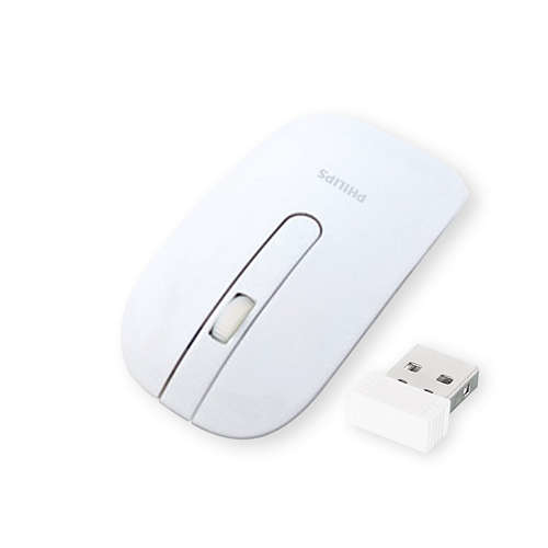 Philips 200 Series SPK7221W/93 mouse Office Ambidextrous RF Wireless Optical 1000 DPI – image 1