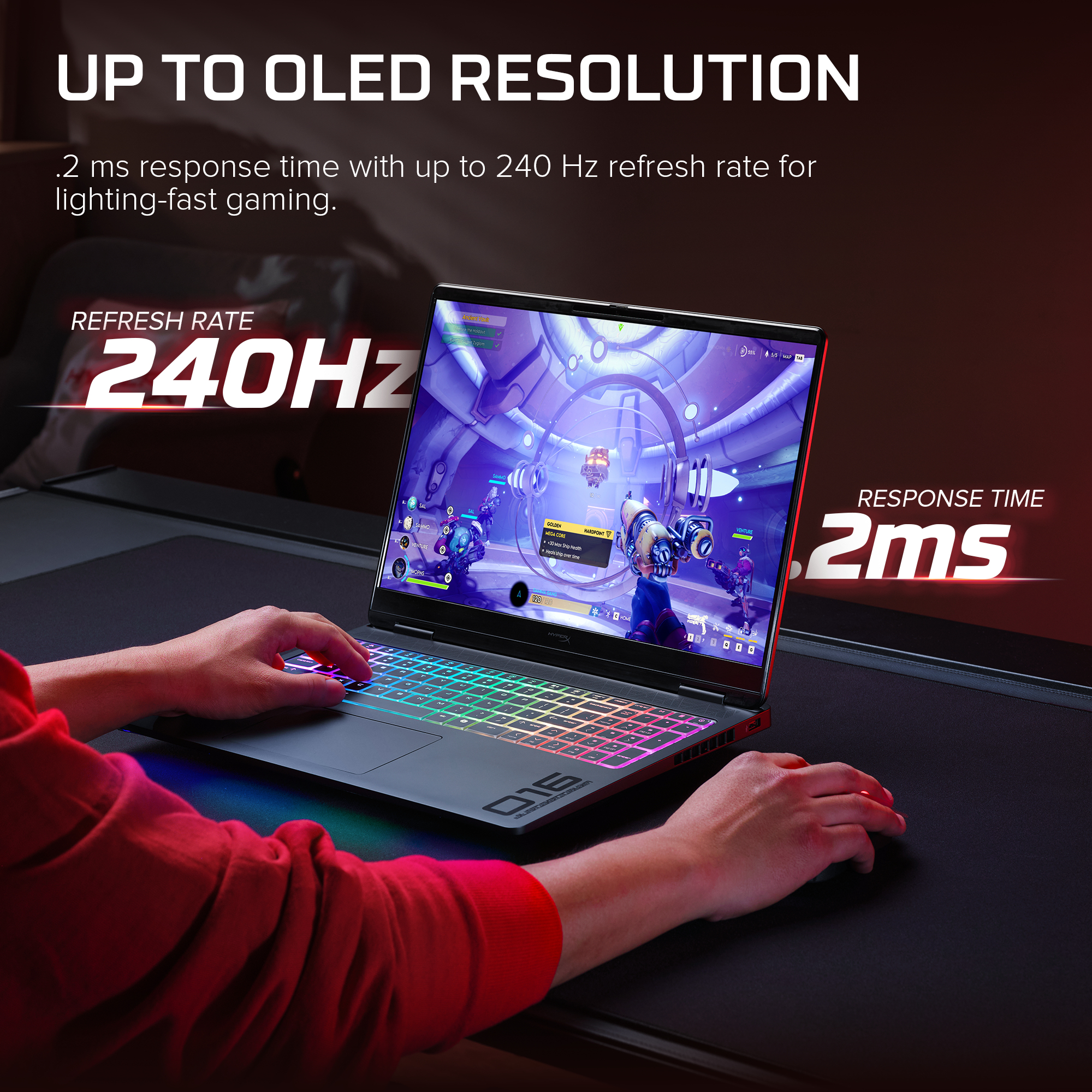 HP HyperX OMEN MAX 16 inch Gaming Laptop PC 16-ak1501na Copilot+ PC AMD Ryzen AI 9 40.6 cm (16″) 2.5K 48 GB DDR5-SDRAM NVIDIA GeForce RTX 5070 Ti Wi-Fi 7 (802.11be) Windows 11 Home Black image 9