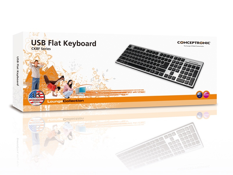 Conceptronic USB Flat Keyboard – image 3