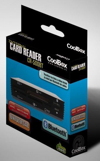 CoolBox CR-500BT card reader Internal Black – image 2
