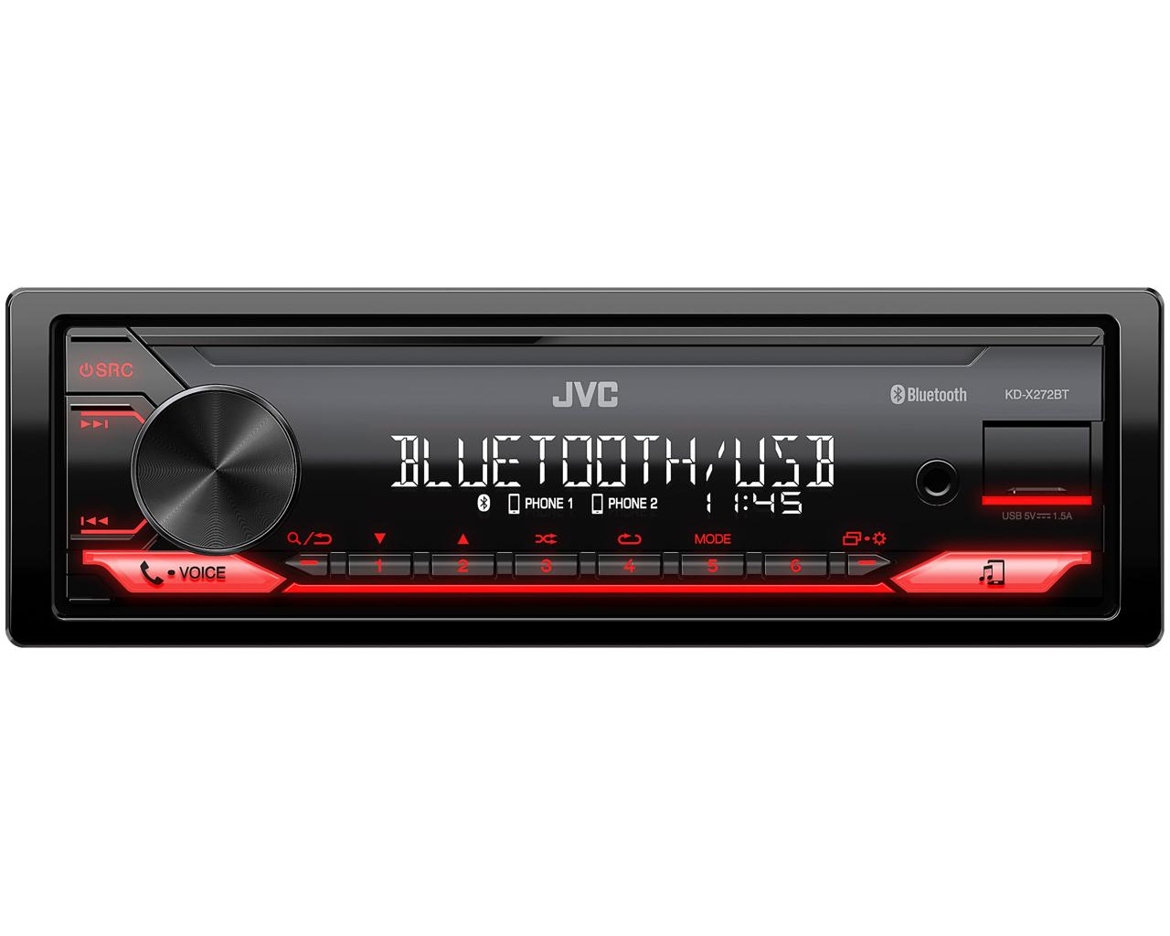 JVC KD-X272BT car media receiver Black
