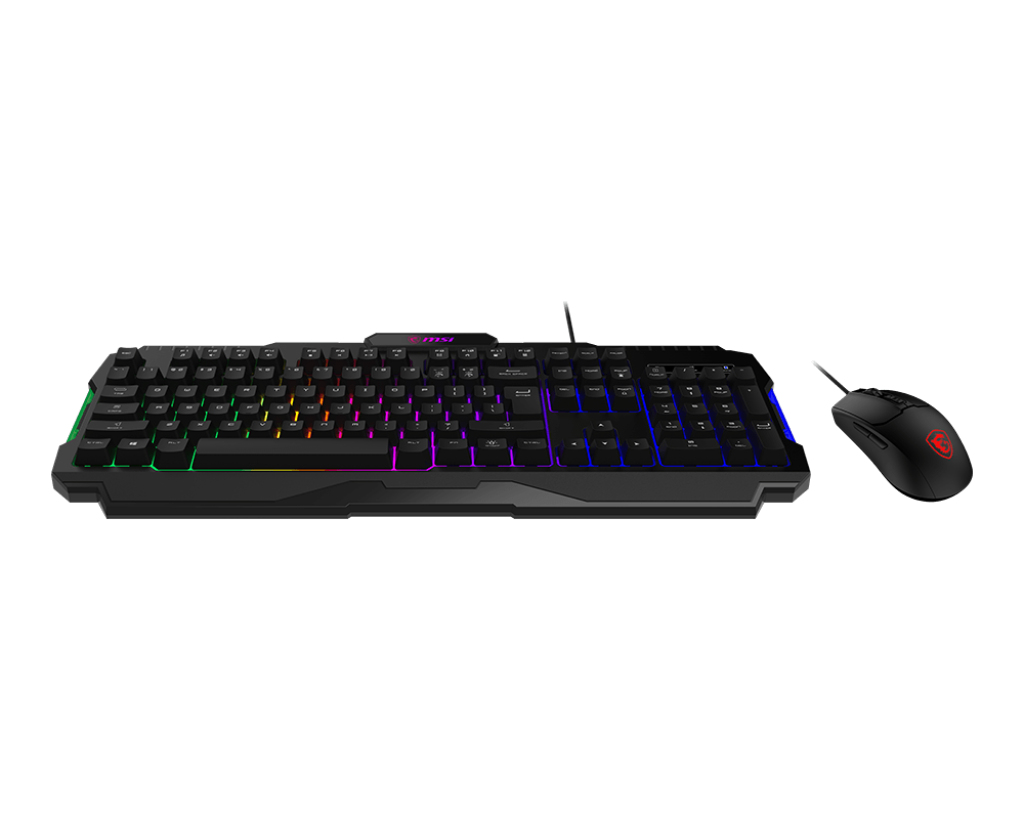 Kit Gamer MSI FORGE GK100 COMBO US - Teclado - Mouse - RGB - Alámbrico - Inglés - FORGE GK100 COMBO US Kit Gamer MSI FORGE GK100 COMBO US - Teclado - Mouse - RGB - Alámbrico - Inglés - FORGE GK100 COMBO US