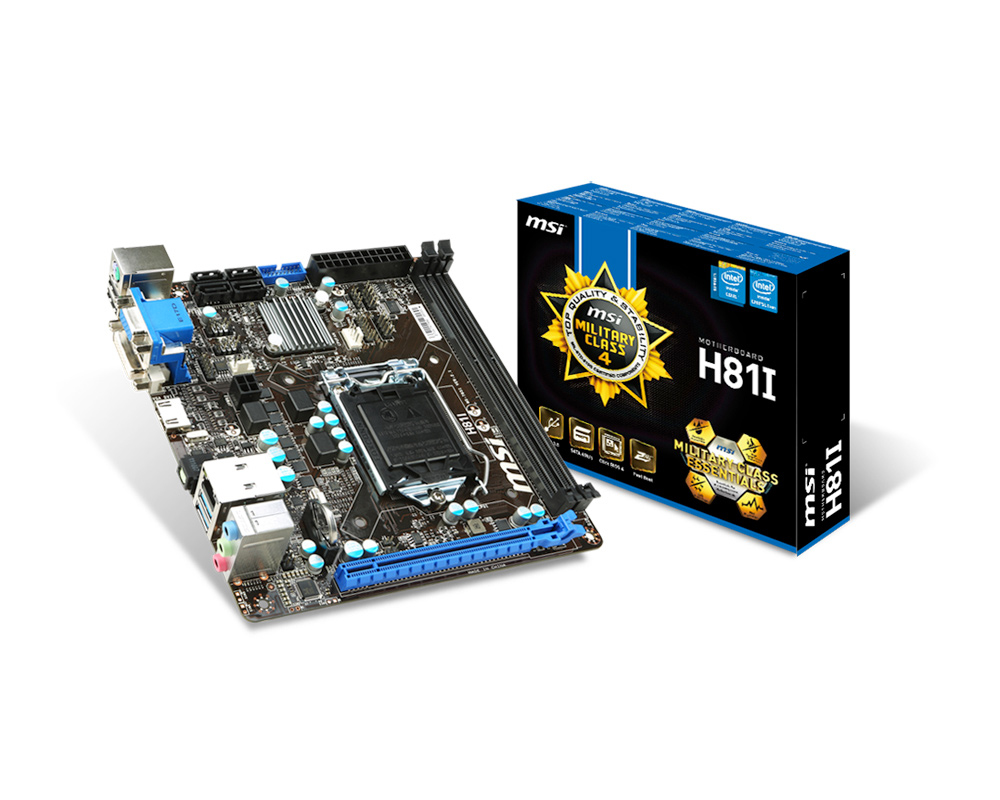 MSI H81I Intel® H81 LGA 1150 (Socket H3) mini ITX – image 5