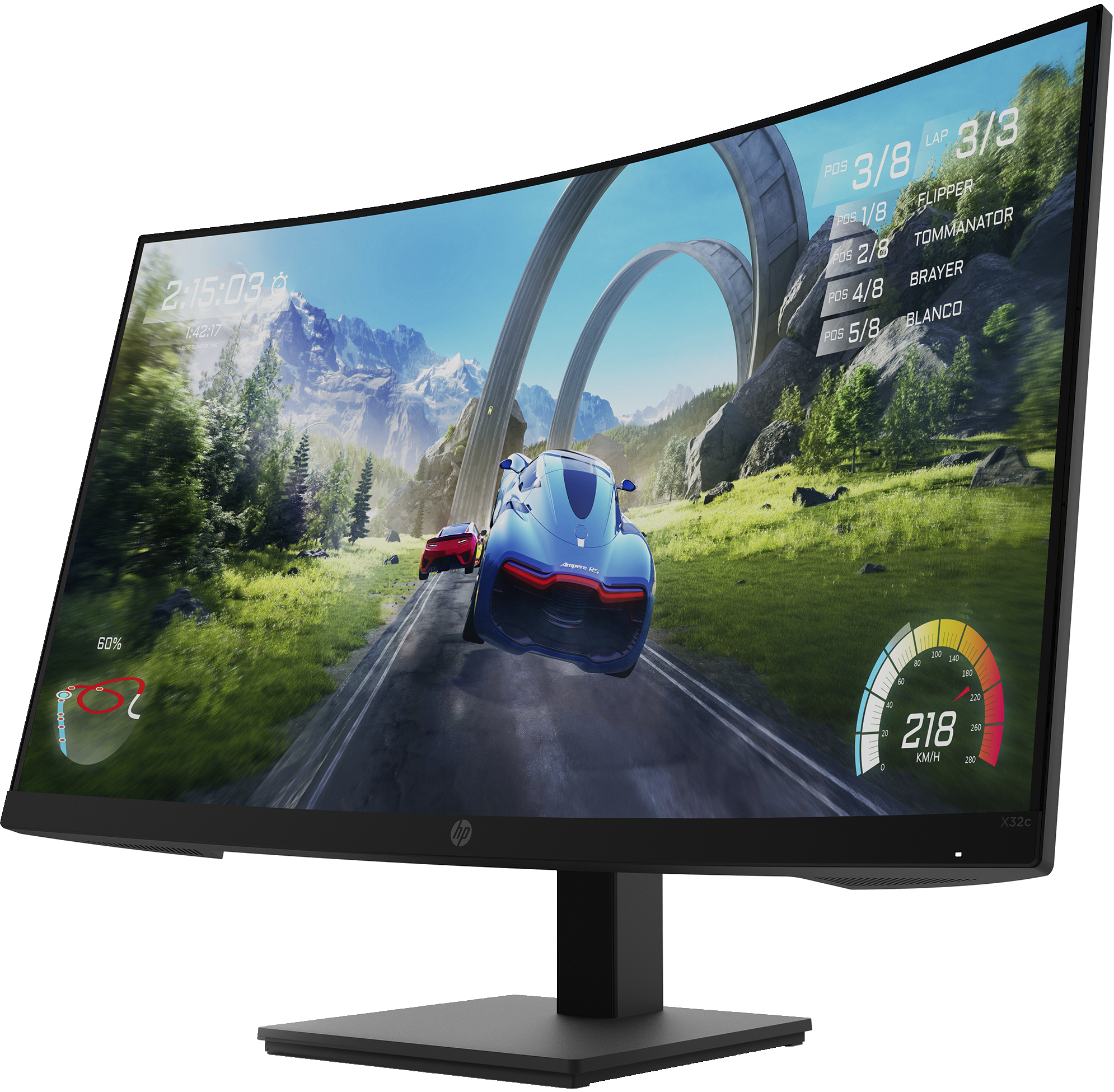 HP X32c computer monitor – image 2