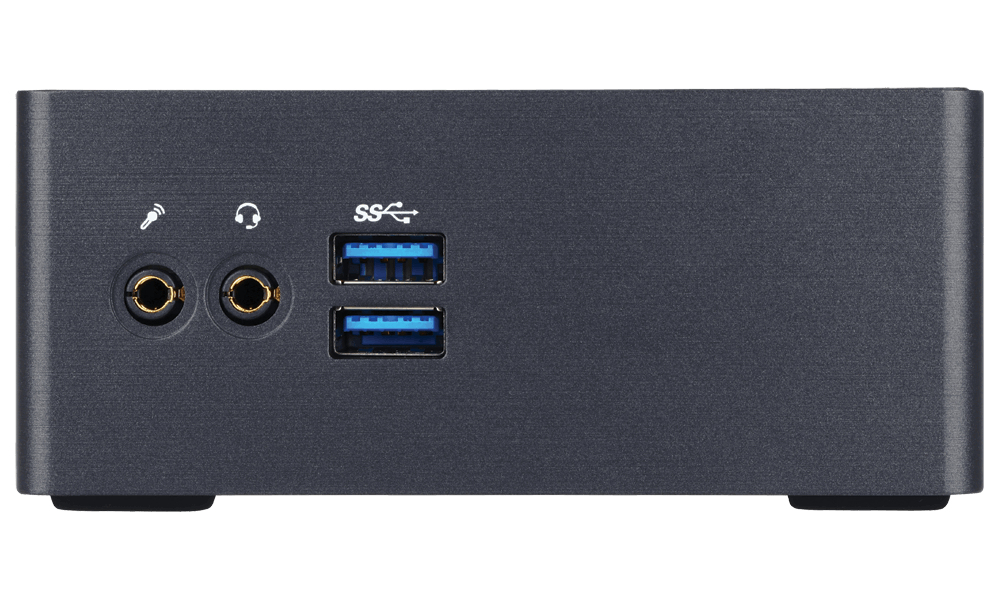 GIGABYTE GB-BSI7HT-6500 PC/workstation barebone UCFF Grey i7-6500U LGA 1356 (Socket B2) – image 3