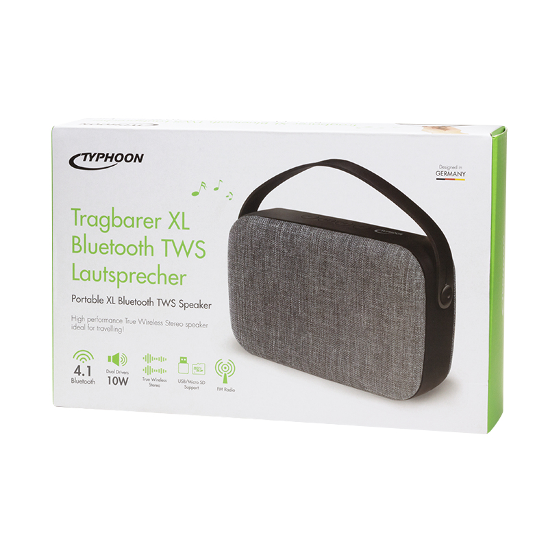LogiLink TM042 portable/party speaker Stereo portable speaker Black, Grey – image 6