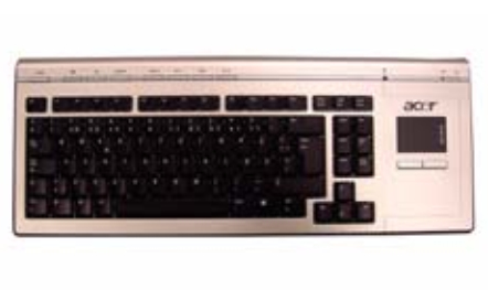 Acer KB.RF404.005 keyboard RF Wireless QWERTZ German Black, Silver