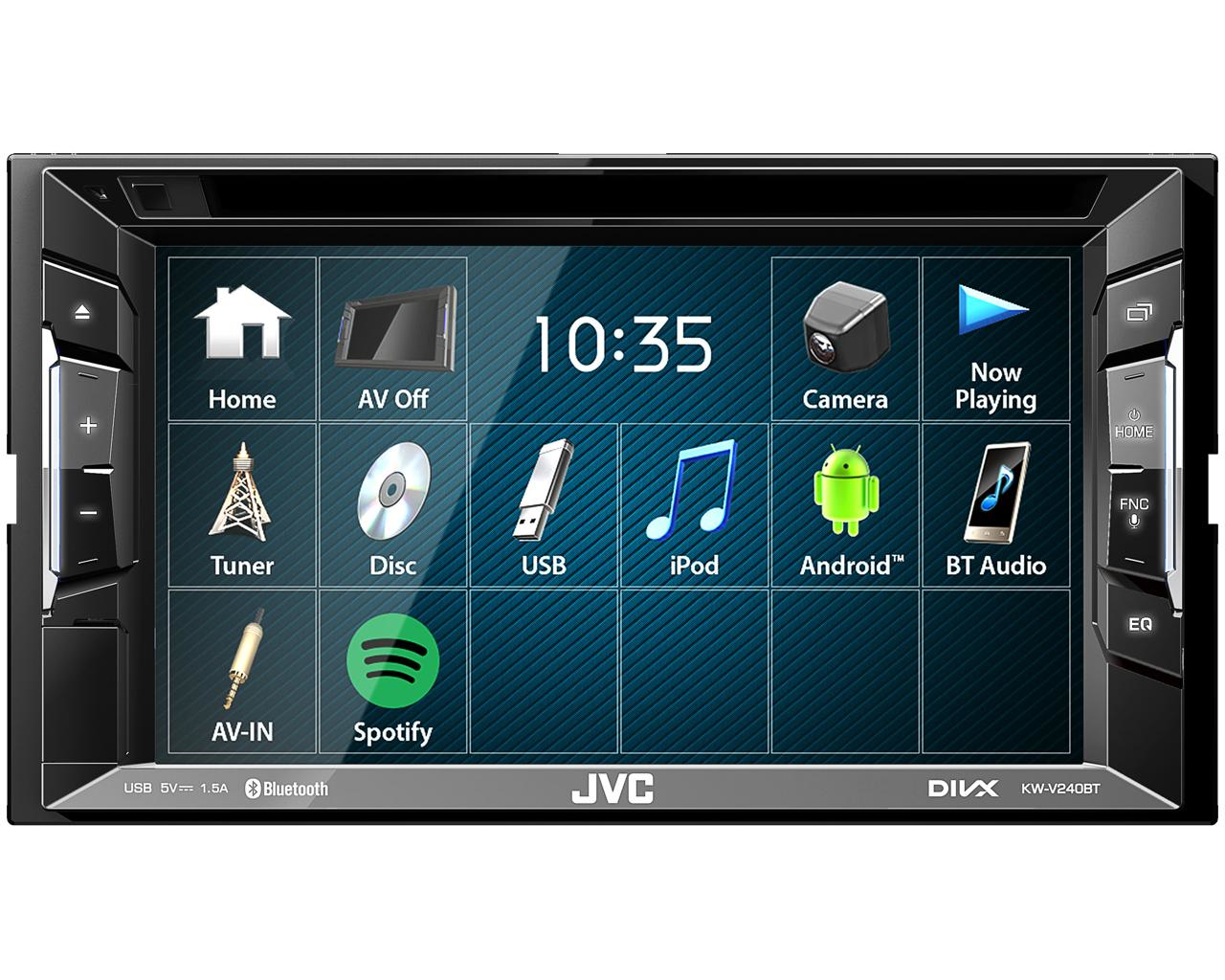 JVC KW-V240BT car media receiver Black – image 2