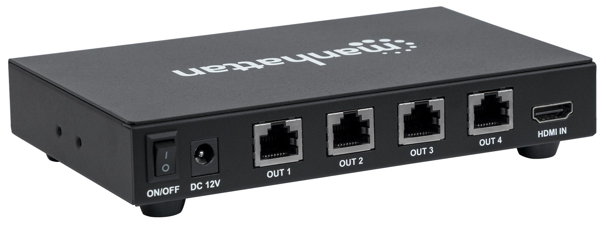 Manhattan 1080p 4-Port HDMI Extending Splitter Transmitter, Splits One Source to Four Outputs, Three Year Warranty – image 6