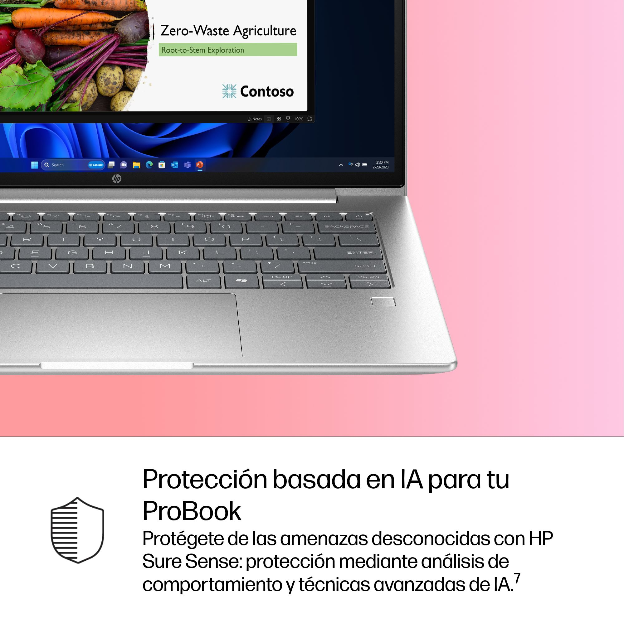 Portátil - HP ProBook 4 G1i AI Profesional, 14" WUXGA, Intel® Core™ Ultra 5 225U, 16 GB RAM, UHD Graphics, Windows 11 Pro, Pike Silver - imagen 9