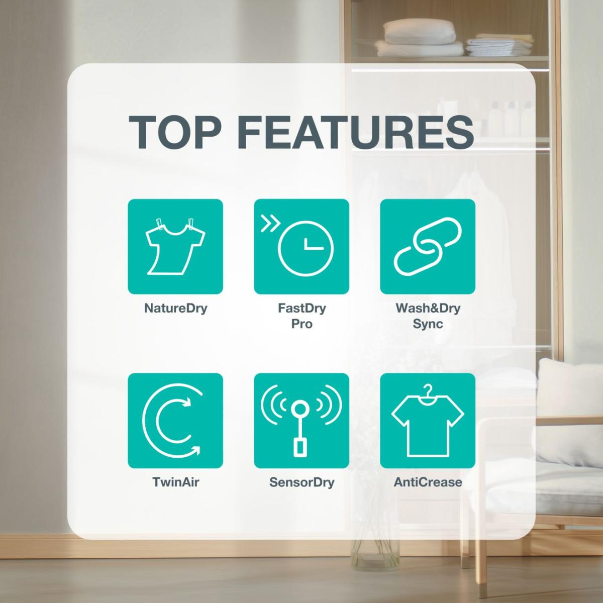 Gorenje G600 D5G69CP tumble dryer Freestanding Front-load – image 3