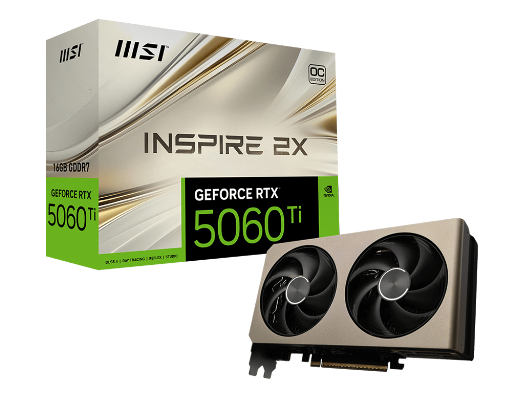 MSI GeForce RTX™ 5060 Ti 16G INSPIRE 2X OC – image 5