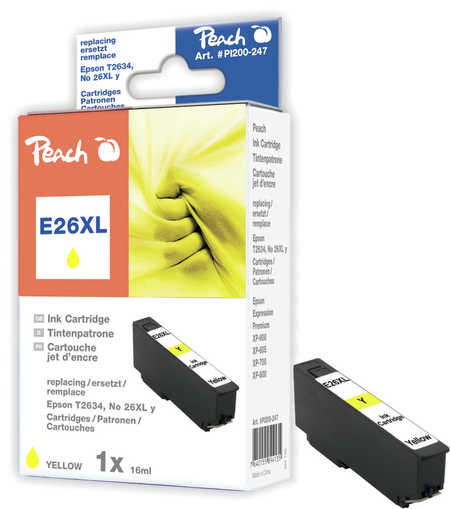 Peach 316577 ink cartridge 1 pc(s) Yellow – image 1