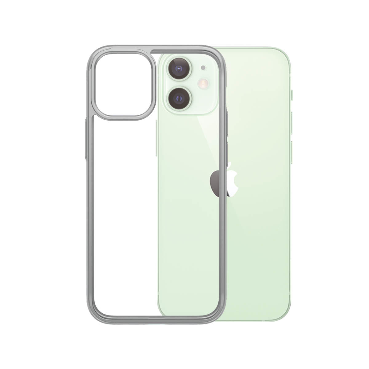 PanzerGlass ® ClearCaseColor™ iPhone 12 mini - Satin Silver Limited Edition – image 2