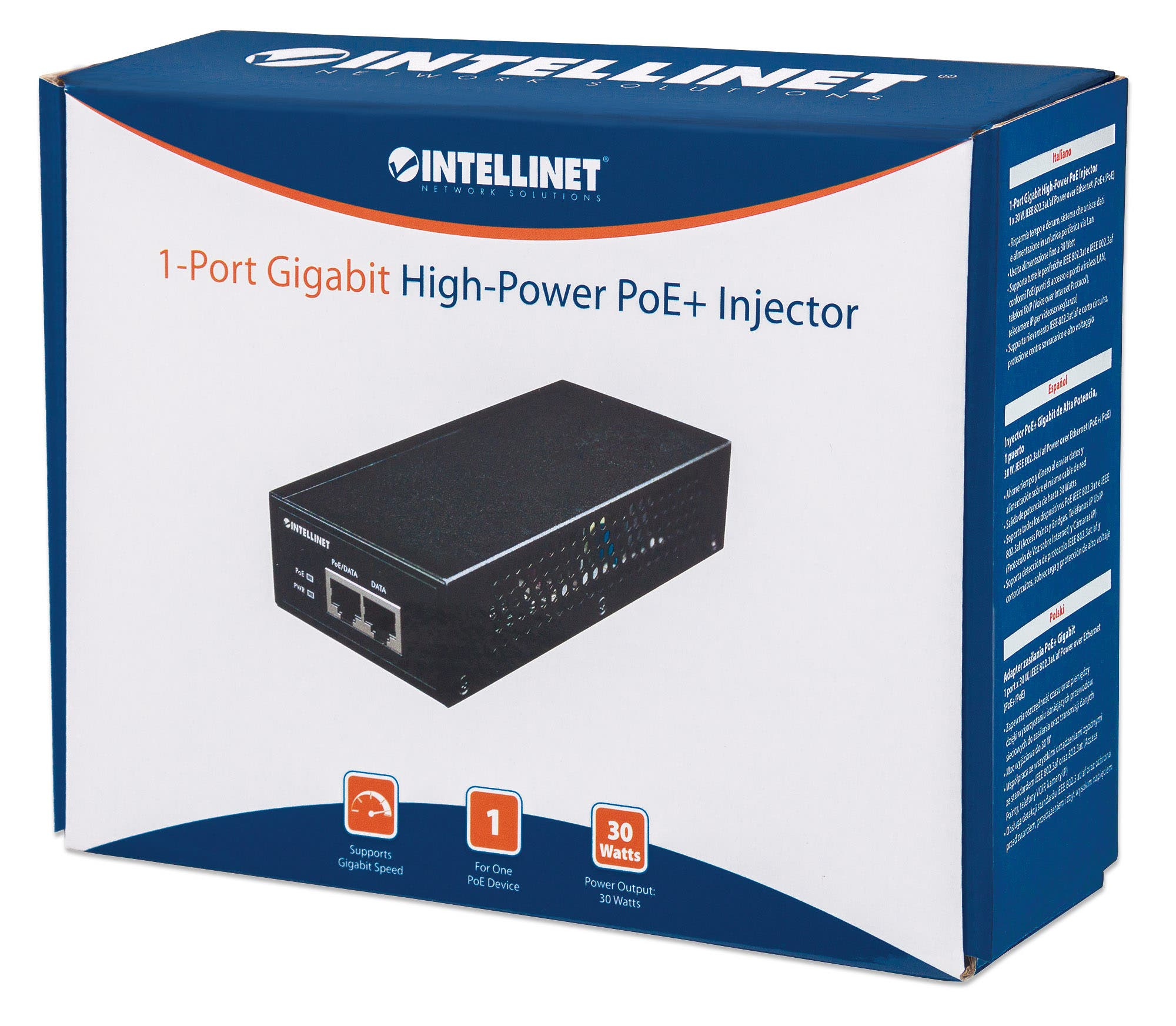 Intellinet Gigabit High-Power PoE+ Injector – image 7
