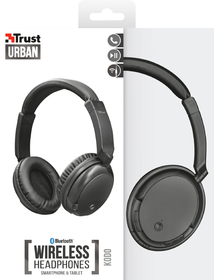 Trust Kodo Headset Wired & Wireless Head-band Calls/Music Bluetooth Black – image 7