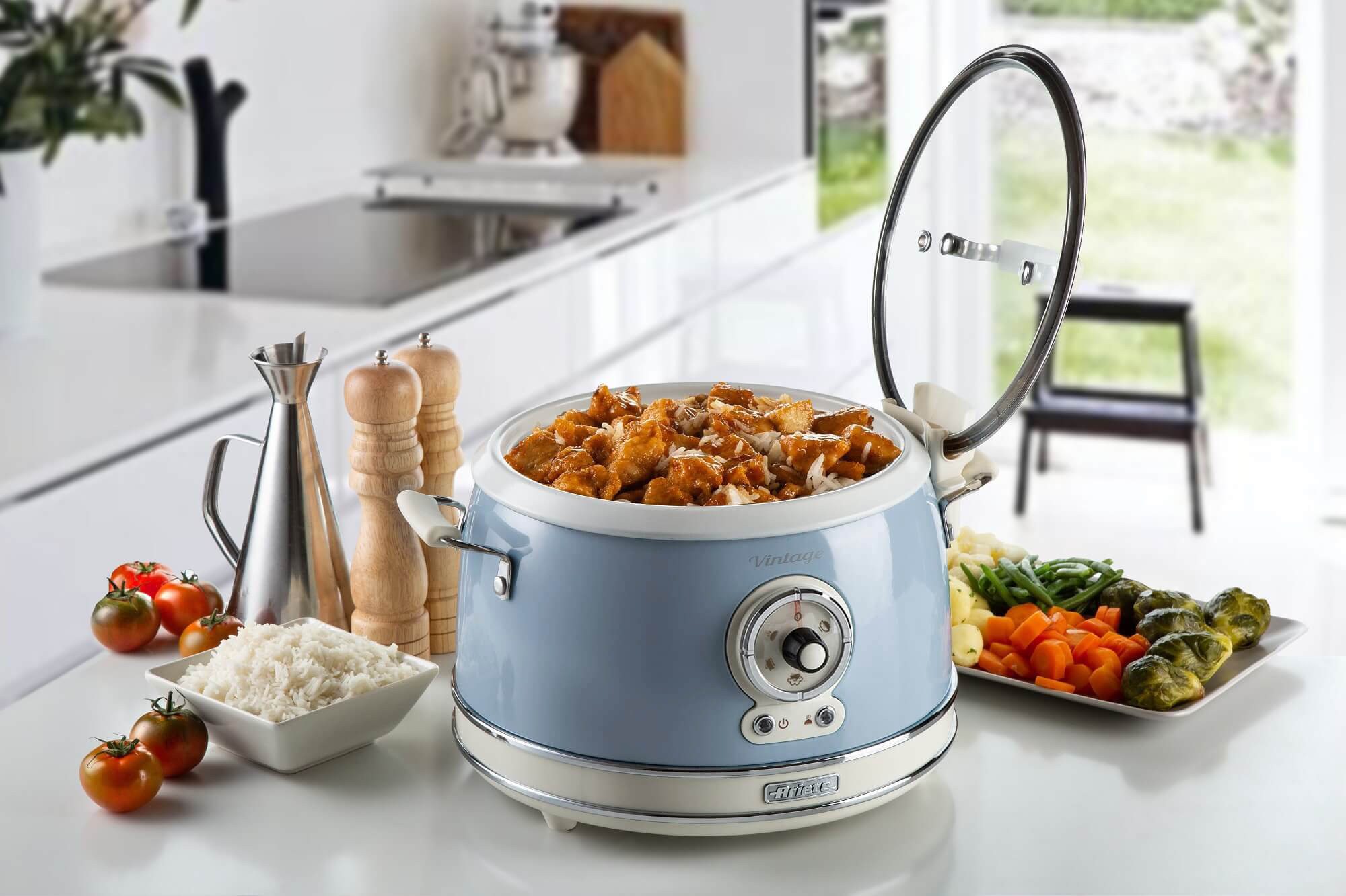 Ariete 2904 Rice Cooker - Electric Rice Cooker with ceramic bowl - Homemade Sushi - Multicooker - Vintage Line – image 6