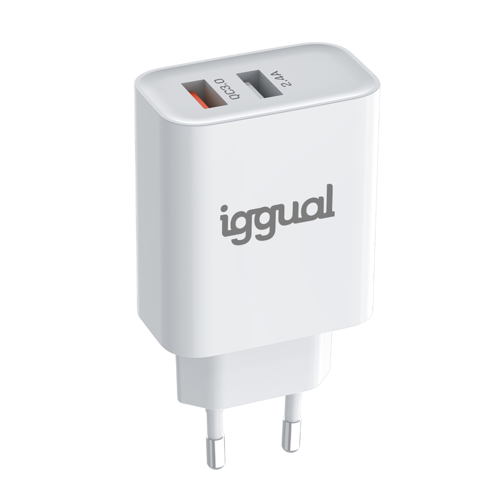 iggual IGG317389 mobile device charger Universal White AC Fast charging Indoor – image 7