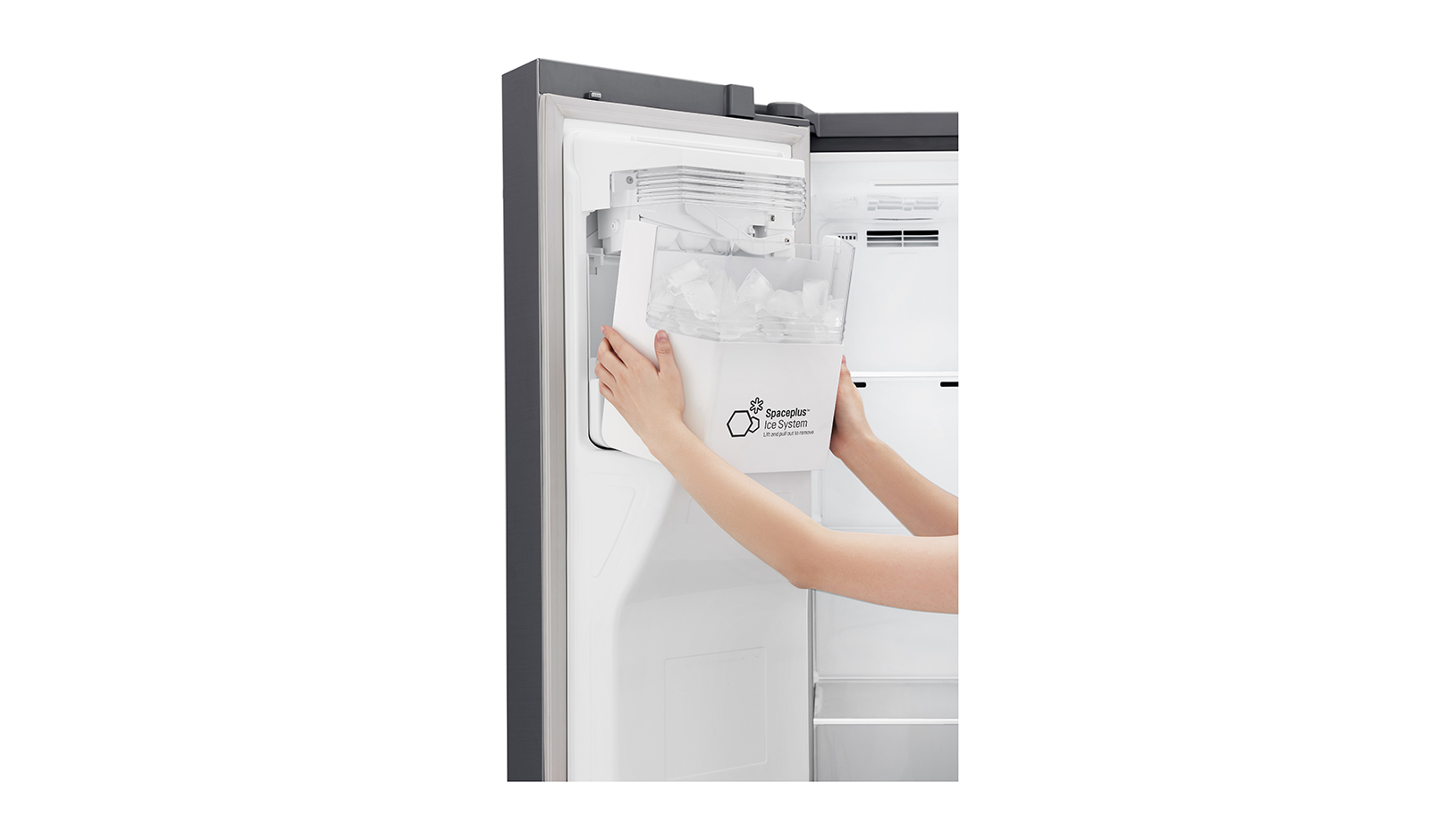 LG GSS6611PS side-by-side refrigerator Freestanding – image 5
