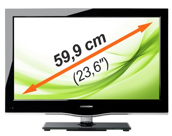 MEDION MD21168 59.9 cm (23.6") Full HD Black 250 cd/m²