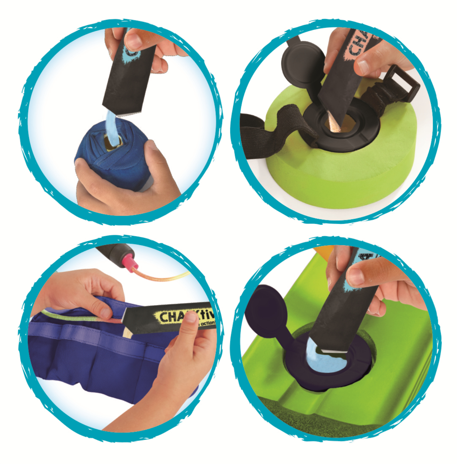 صورة CHALKtivity طقم إعادة تعبئة - 8 ألوان بودرة
