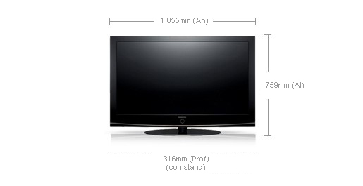 Samsung PS-42C96HD 106.7 cm (42") XGA Black 1500 cd/m² – image 4