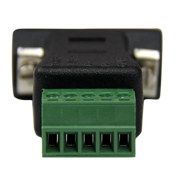 StarTech.com RS422 RS485 Serial DB9 - Terminal Block Adapter Negro