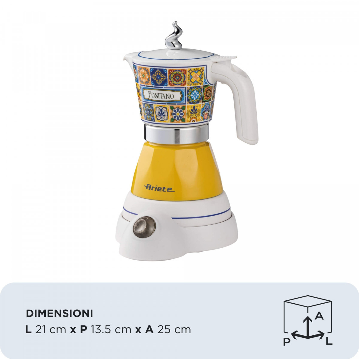 Ariete 1358 Moka Aroma Positano, Electric moka pot – image 3