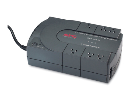 BE500U APC Back-UPS ES 500 - UPS - CA 120 V - 500 VA - conectores de salida 6 - Estados Unidos - carbón