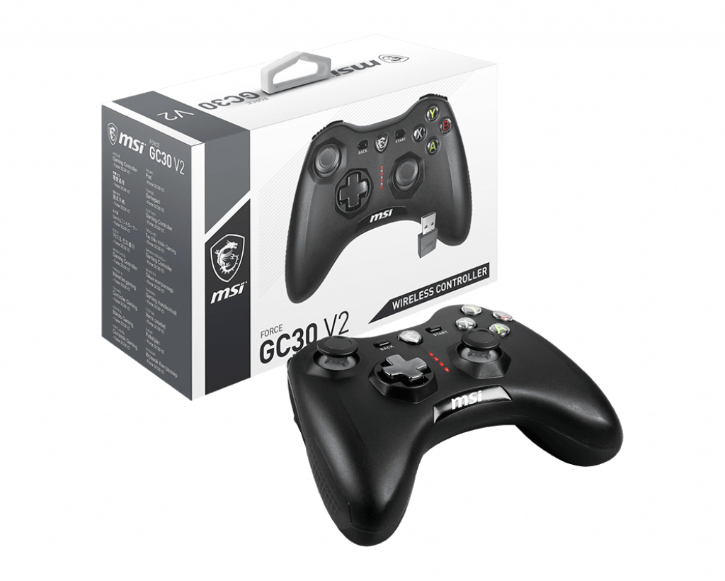 MSI FORCE GC30 V2 Wireless Gaming Controller 'PC and Android ready, Upto 8 hours battery usage, adjustable D-Pad cover, Dual vibration motors, Ergonomic design' – image 5