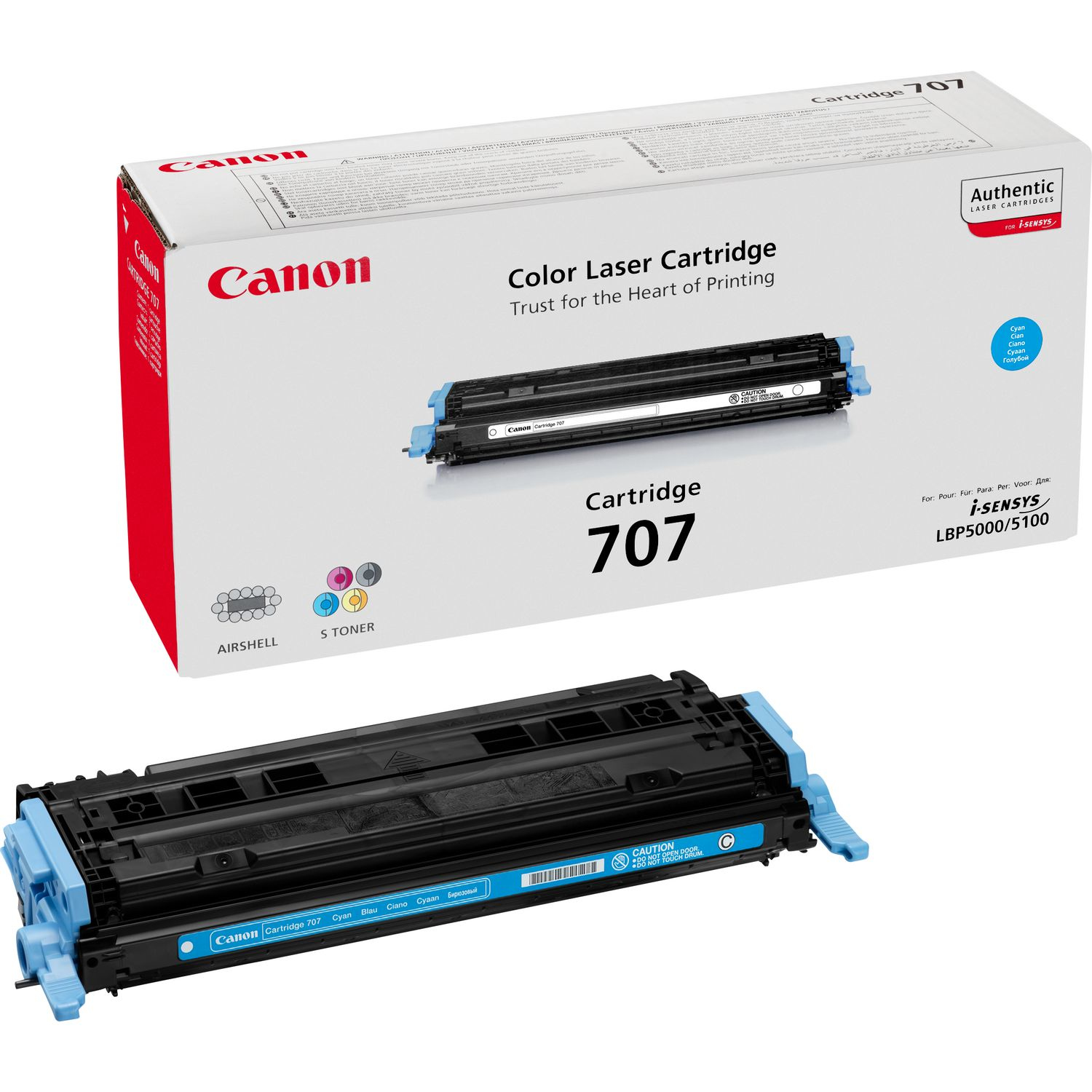 Canon 707 toner cartridge 1 pc(s) Original Cyan